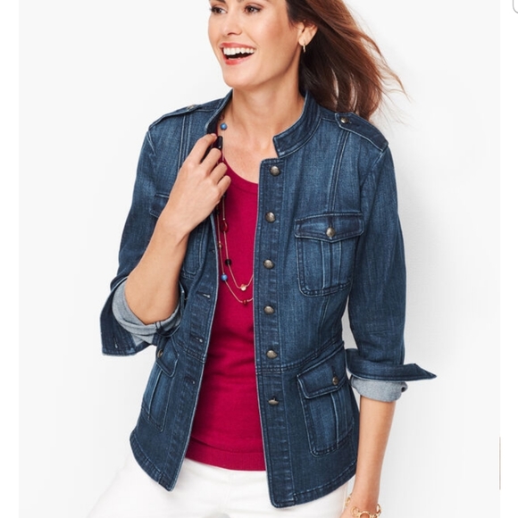 talbots jeans jacket